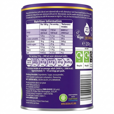 Cadbury Original Drinking Hot Chocolate 500g (Imported)
