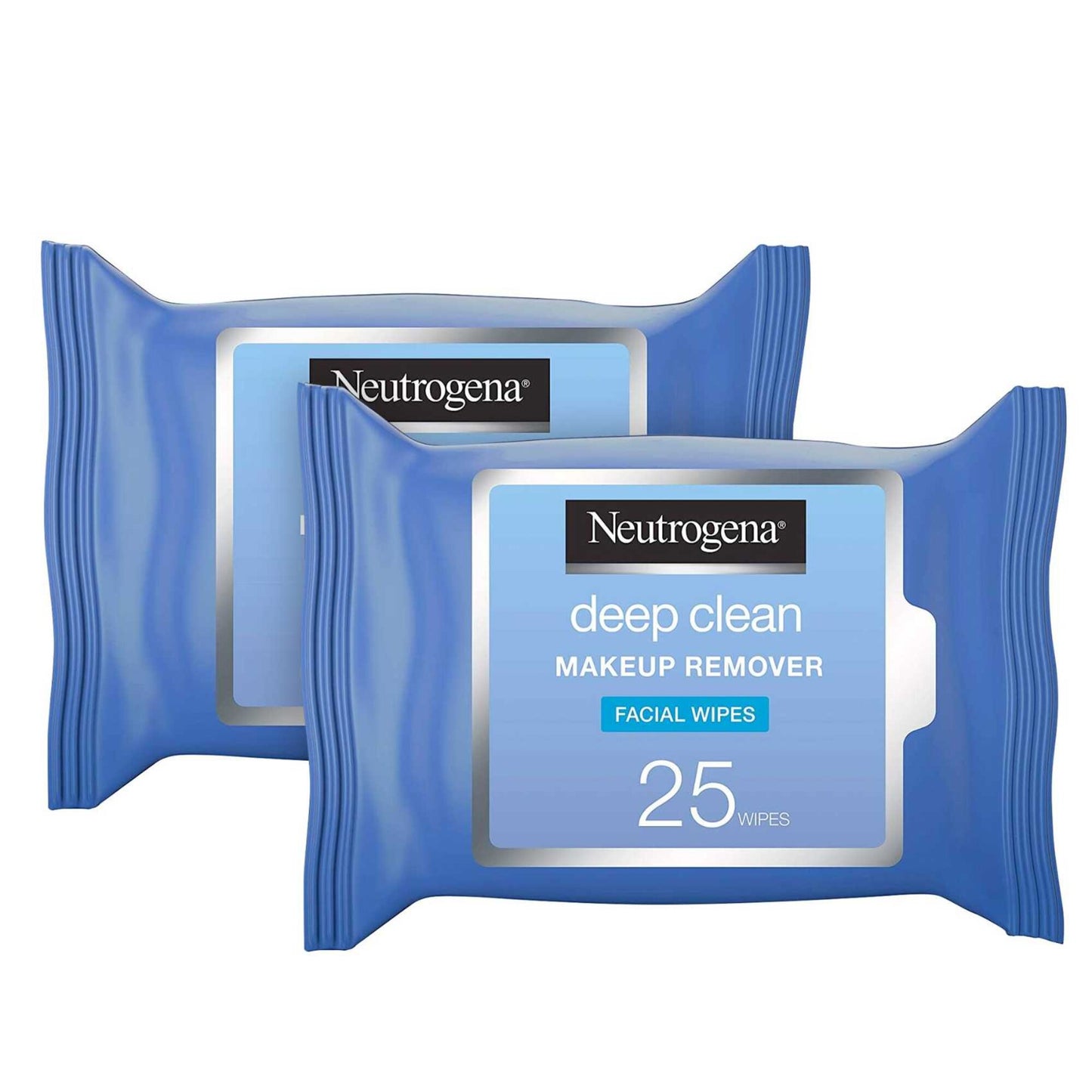 Neutrogena Deep Clean Makeup Remover Cleansing Wipes 25nos Twin Pack