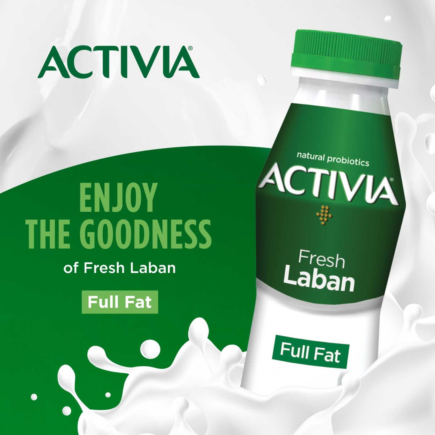 Activia Fresh Full Fat Laban 375 ml