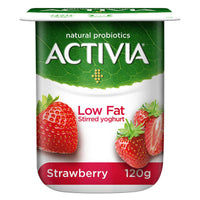 Activia low Fat Strawberry Stirred Yogurt 120 gr