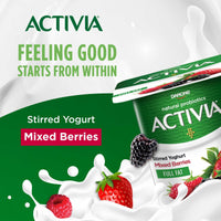 Activia Stirred Yoghurt Mixed Berries 120 g