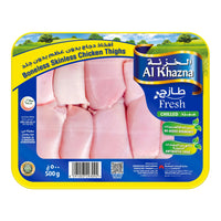 Al Khazna Fresh Boneless & Skinless Chicken Thigh 500 gr