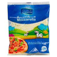 Al Rawabi Shredded Mozzarella Cheese 200 gr