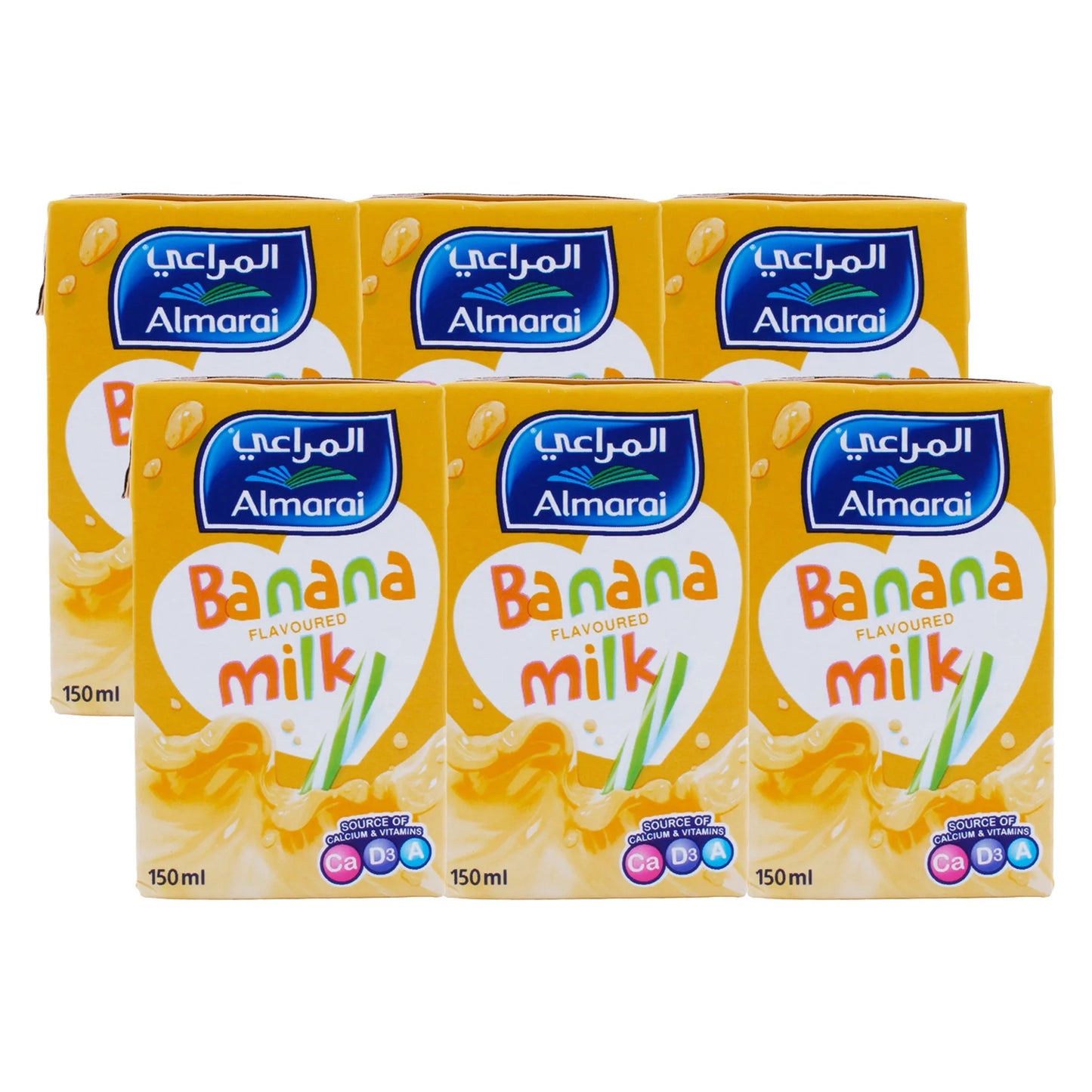 Almarai Long Life Banana Milk 6 x 150 ml