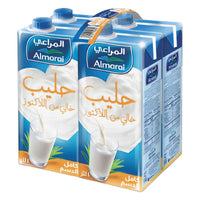 Almarai Long life Full Fat Milk Lactose Free 4x1L