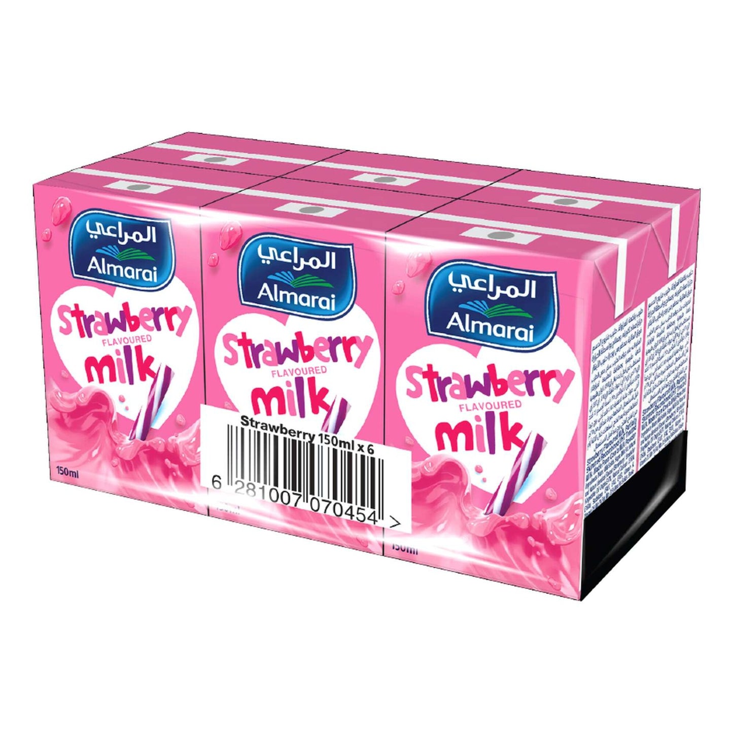 Almarai Long Life Strawberry Milk (5+1 Free) 6 x 150 ml