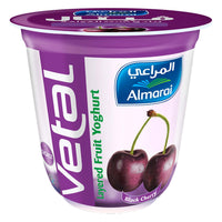 Almarai Vetal Layered Black Cherry Yogurt 140ml