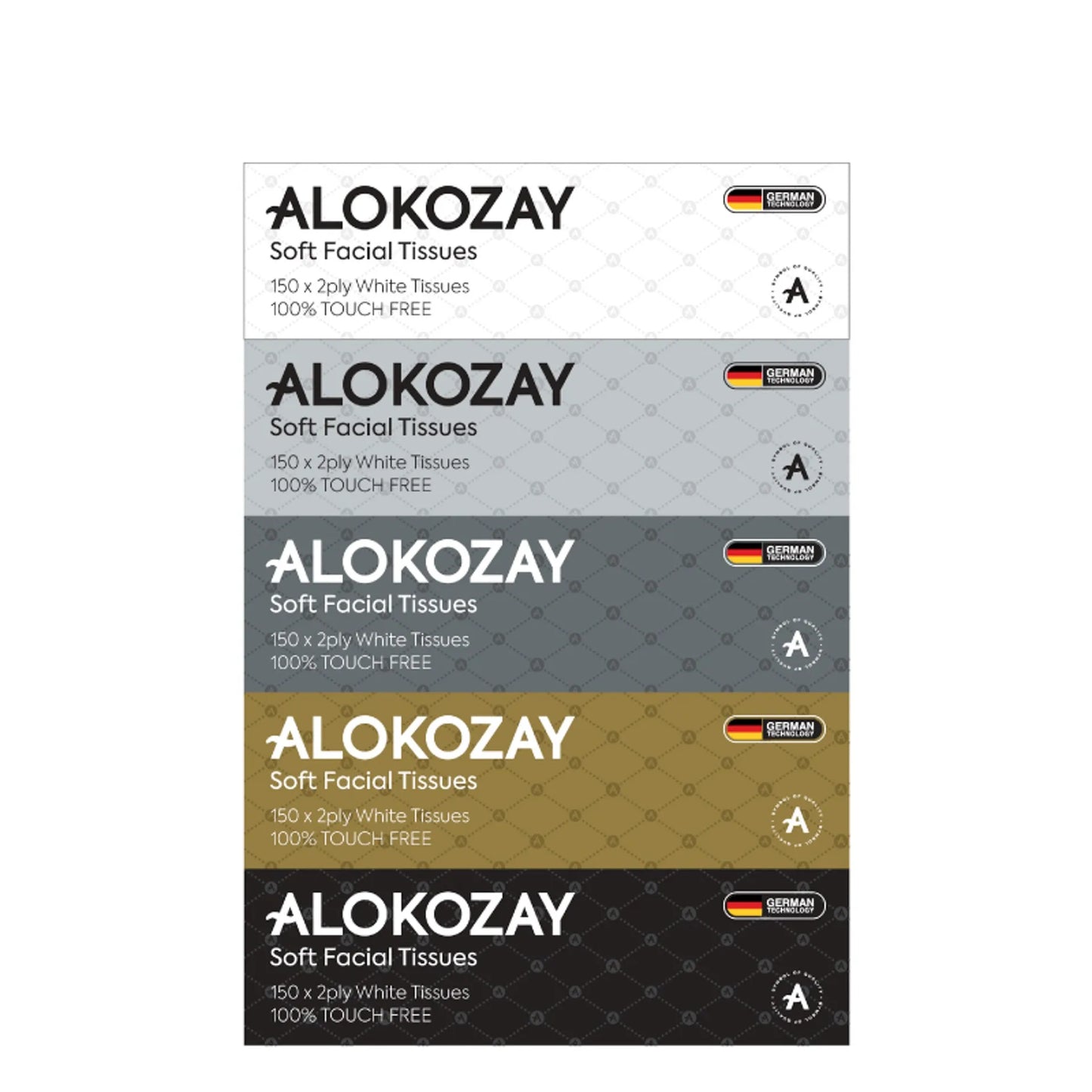 Alokozay Facial Tissues 5 x 100 x 2 ply