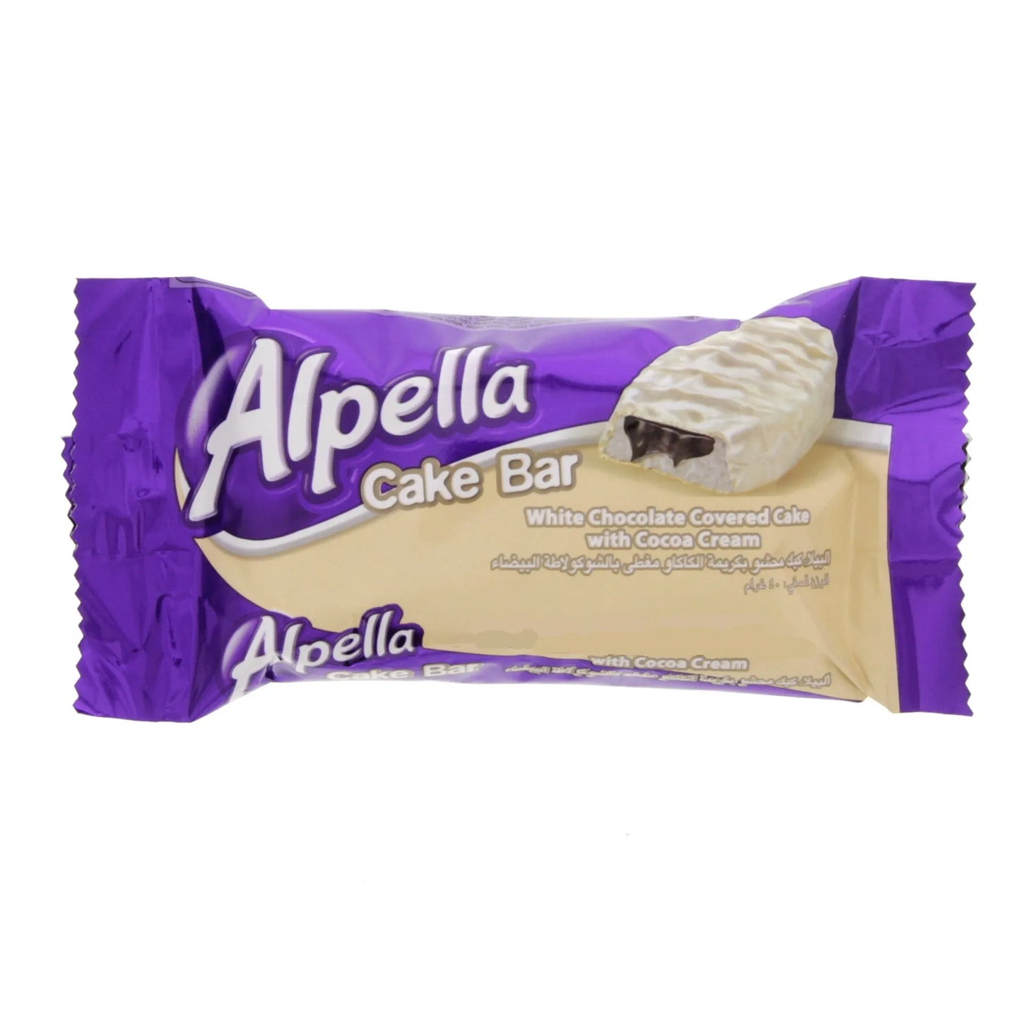 Alpella Cake Bar Covered with White Chocolate 40 gr