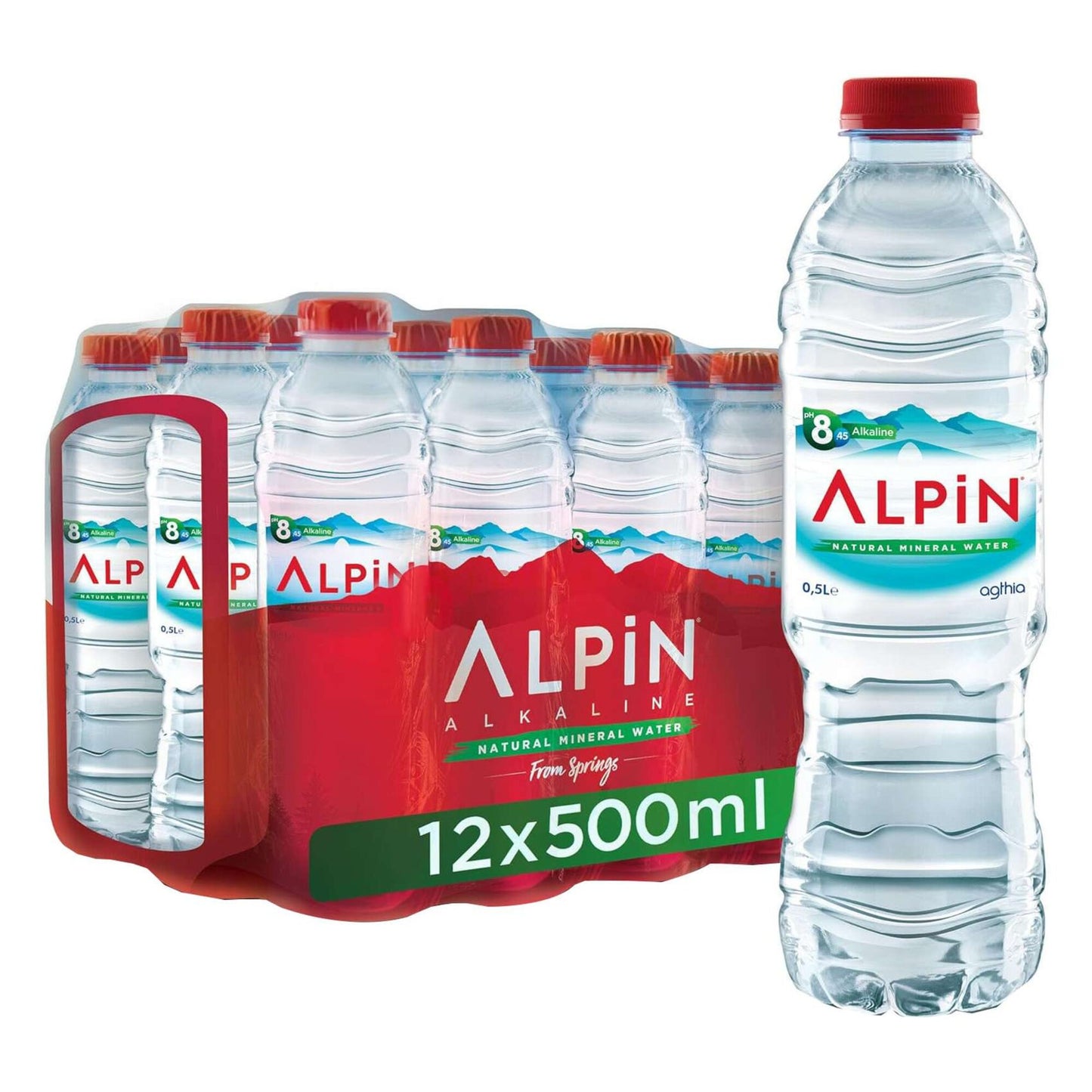 Alpin Natural Mineral Water 12x500 ml - low sodium