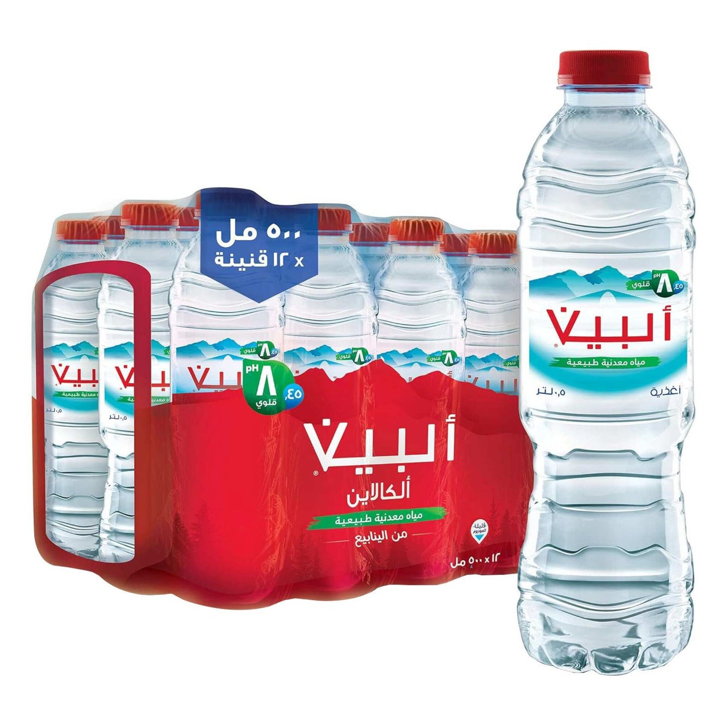 Alpin Natural Mineral Water 12x500 ml - low sodium