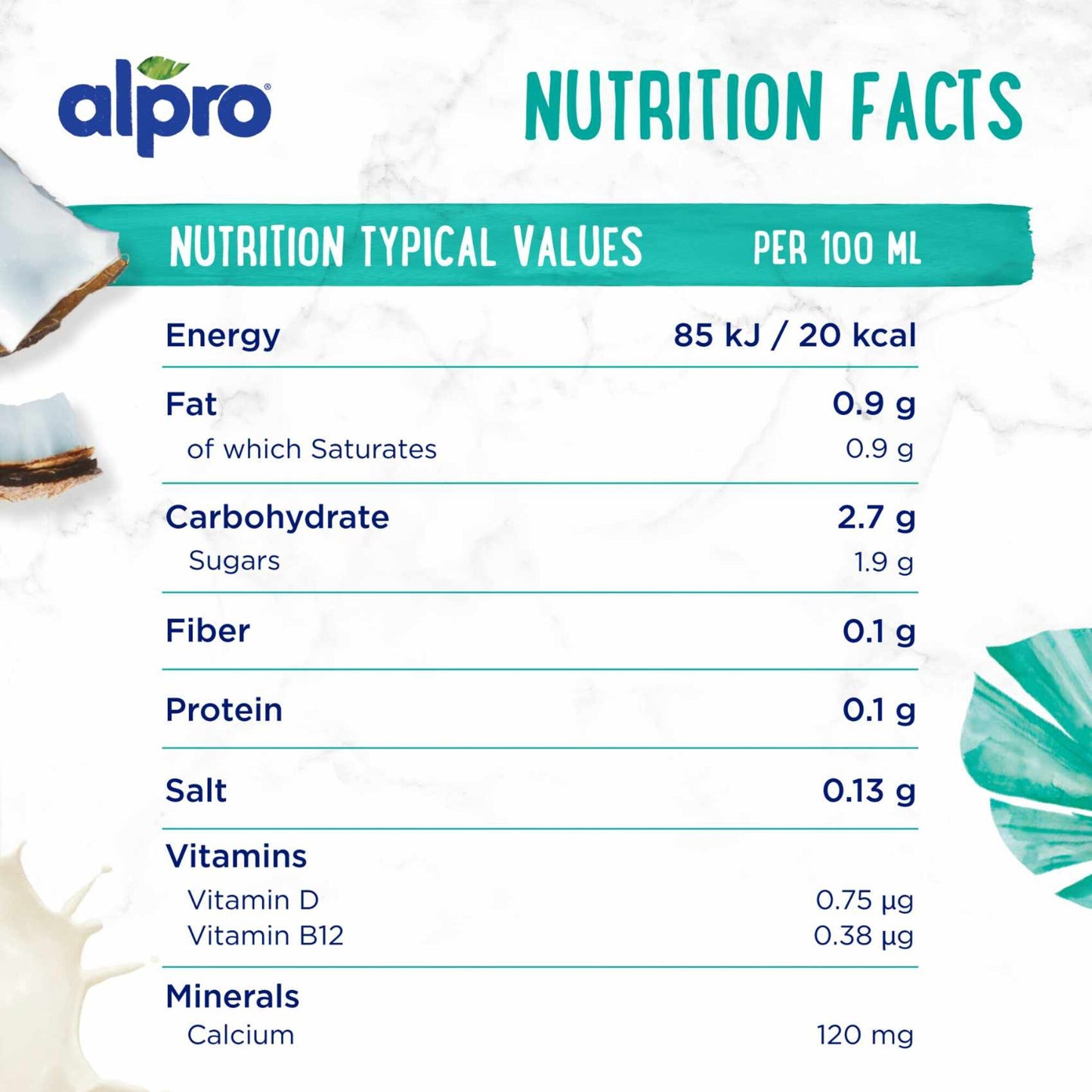 Alpro Original Coconut Milk with Rice 1 L
