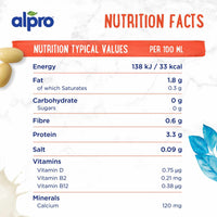 Alpro Unsweetened Soy Milk 1 L