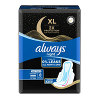 Always DreamZzz Maxi Thick Night Pads with Wings 8 per pack