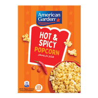 American Garden Microwave Hot 'N' Spicy Popcorn 3 Bags 273g