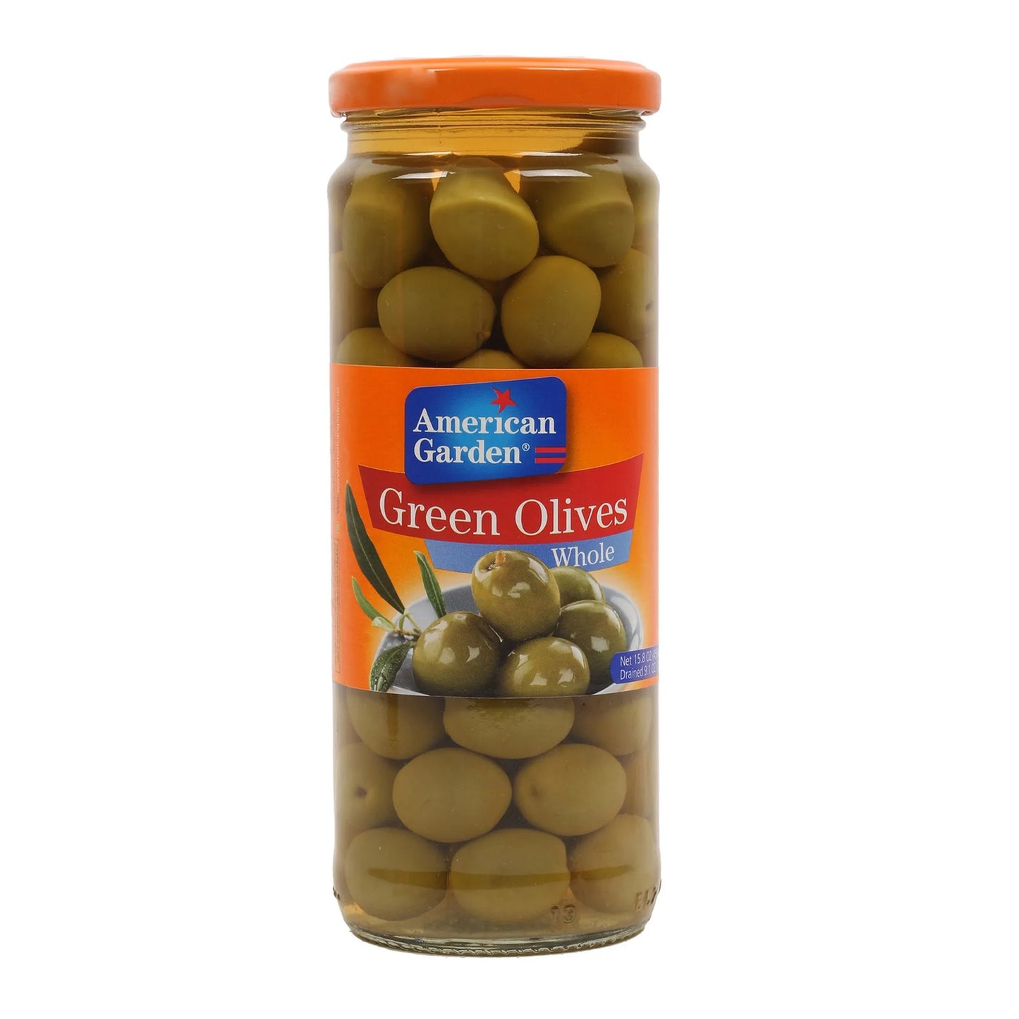 American Garden Whole Green Olives 450 gr