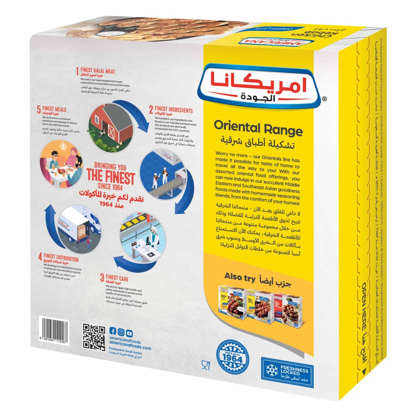 Americana Chicken Kebabs 8 Pieces 480 gr