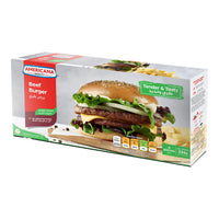 Americana Frozen Beef Burgers with Arabic Spices 4 Pieces 224 gr