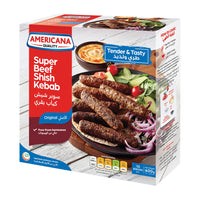 Americana Frozen Super Beef Shish Kababs 10 Pieces 600 gr