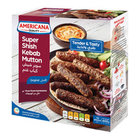 Americana Super Shish Kababs Mutton 10 Pieces 600 gr