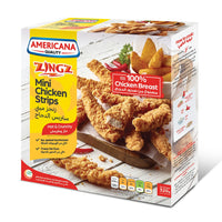 Americana Zingz Frozen Hot and Crunchy Mini Chicken Strips 320 gr