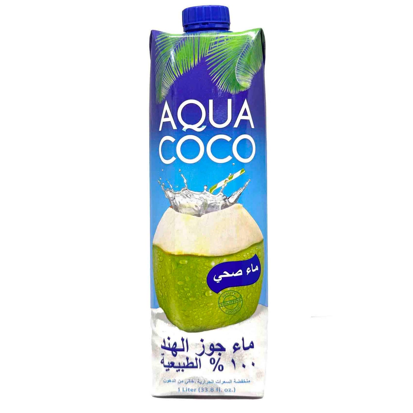 Aqua Coco Coconut Plain Coconut Water 1L