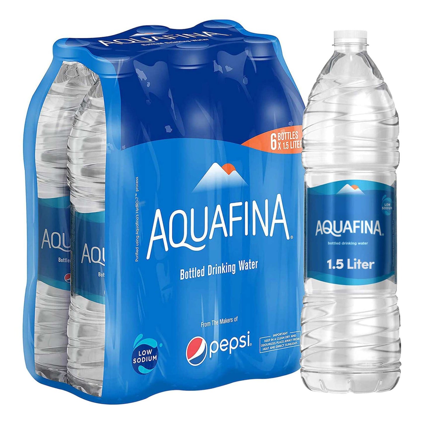 Aquafina Water 6x1.5 L(5+1 Free) - low sodium