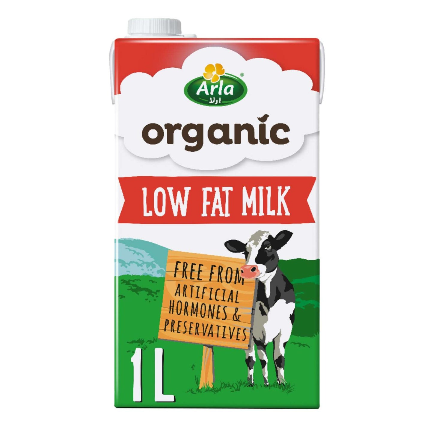 Arla Organic Long Life Low Fat Milk 1L