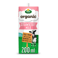 Arla Organic Long Life Strawberry Milk 200 ml