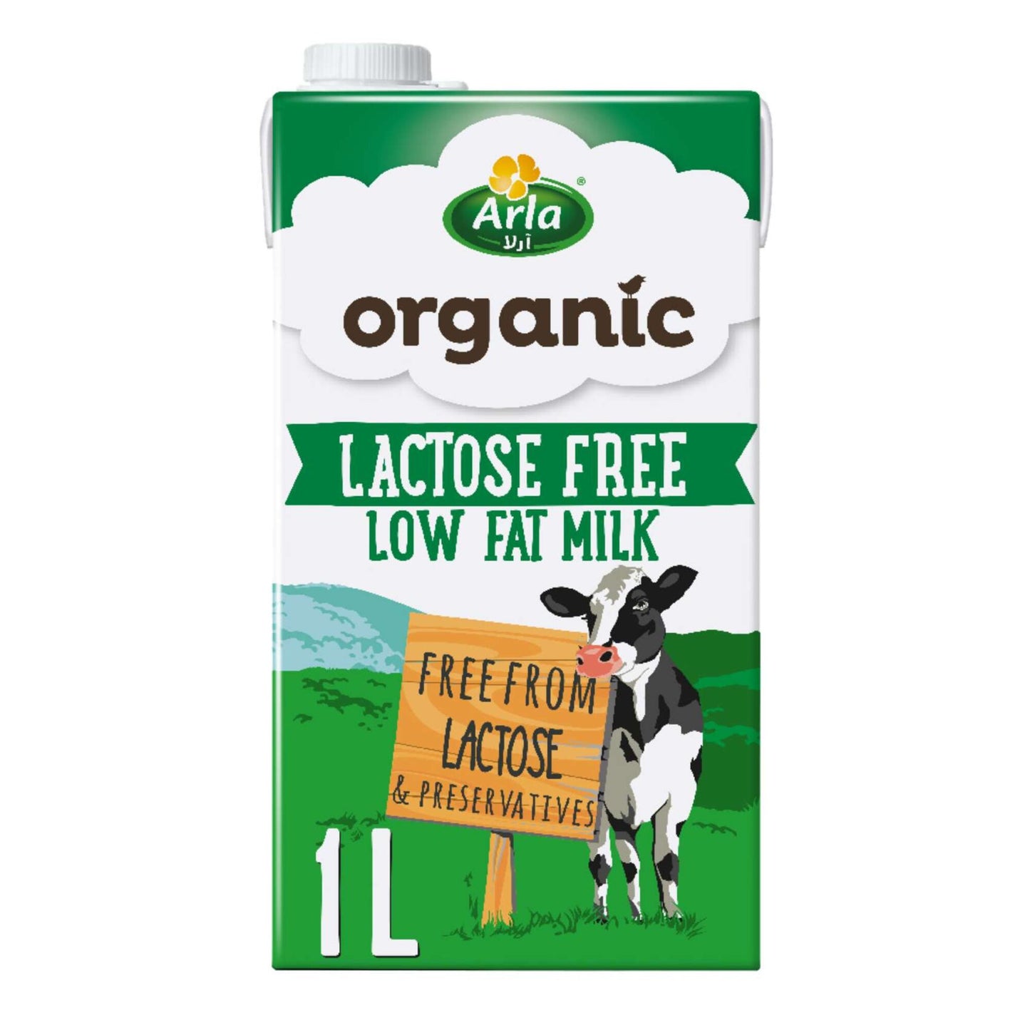 Arla Organic Milk Low Fat 1L