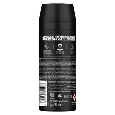 Axe Men Deodorant Body Spray Black 150ml