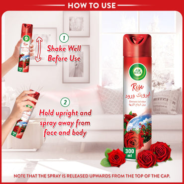 Air Wick Air Freshener Rose Scent 3 x 300 ml