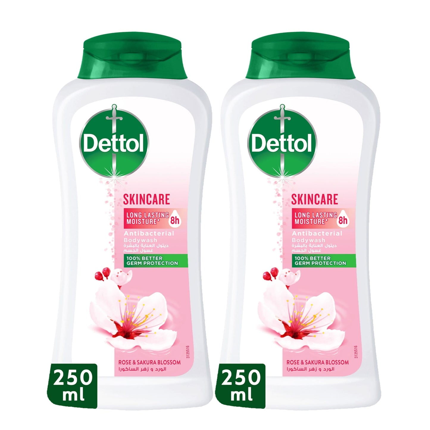 Dettol Skincare Shower Gel 2 x 250 ml
