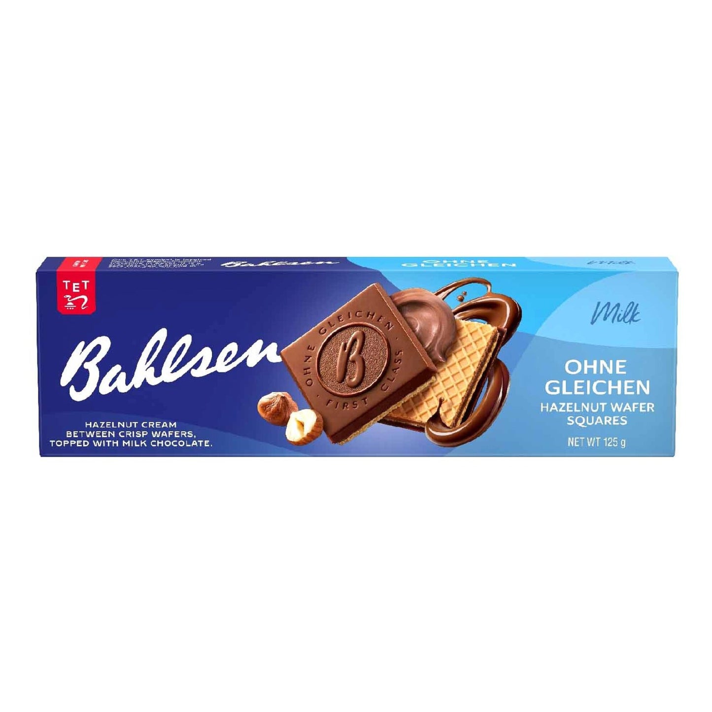 Bahlsen Choco Leibniz Hazelnut Wafer Squares 125g