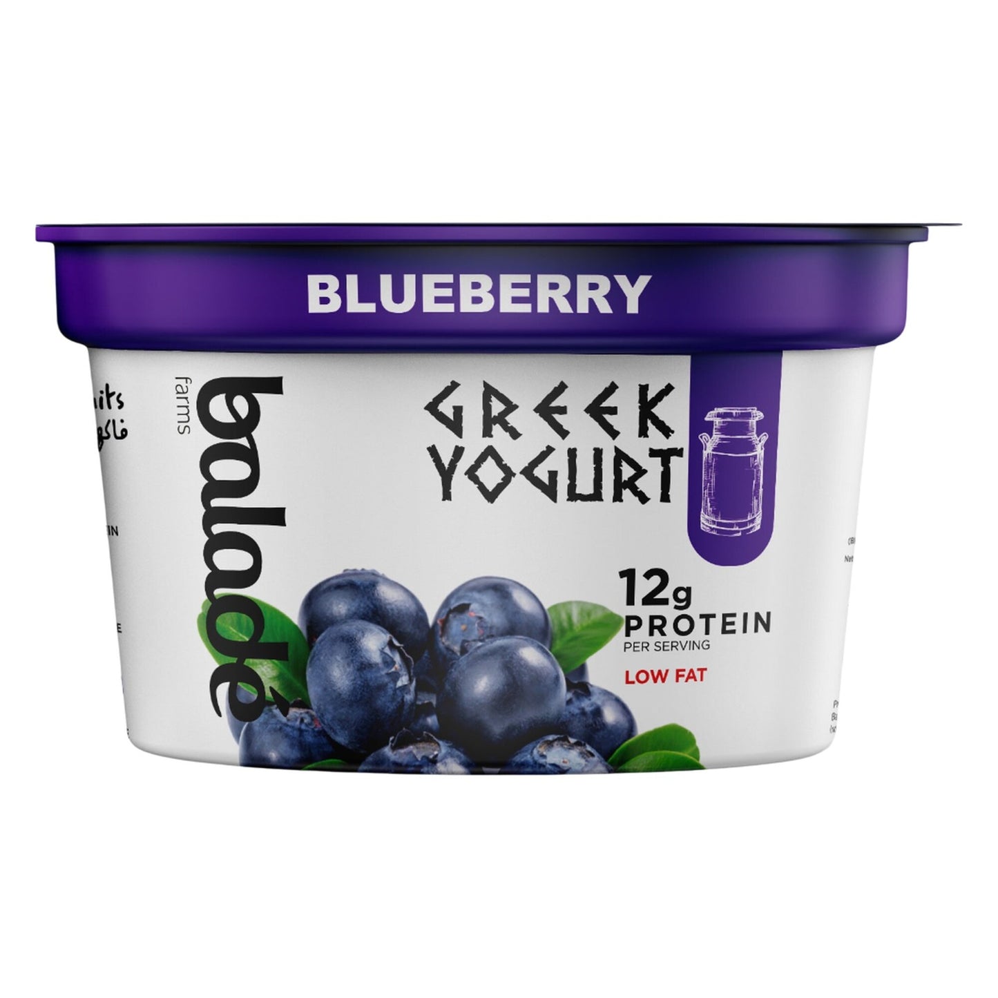 Balade Farms Low Fat Blueberry Greek Yogurt 180 gr