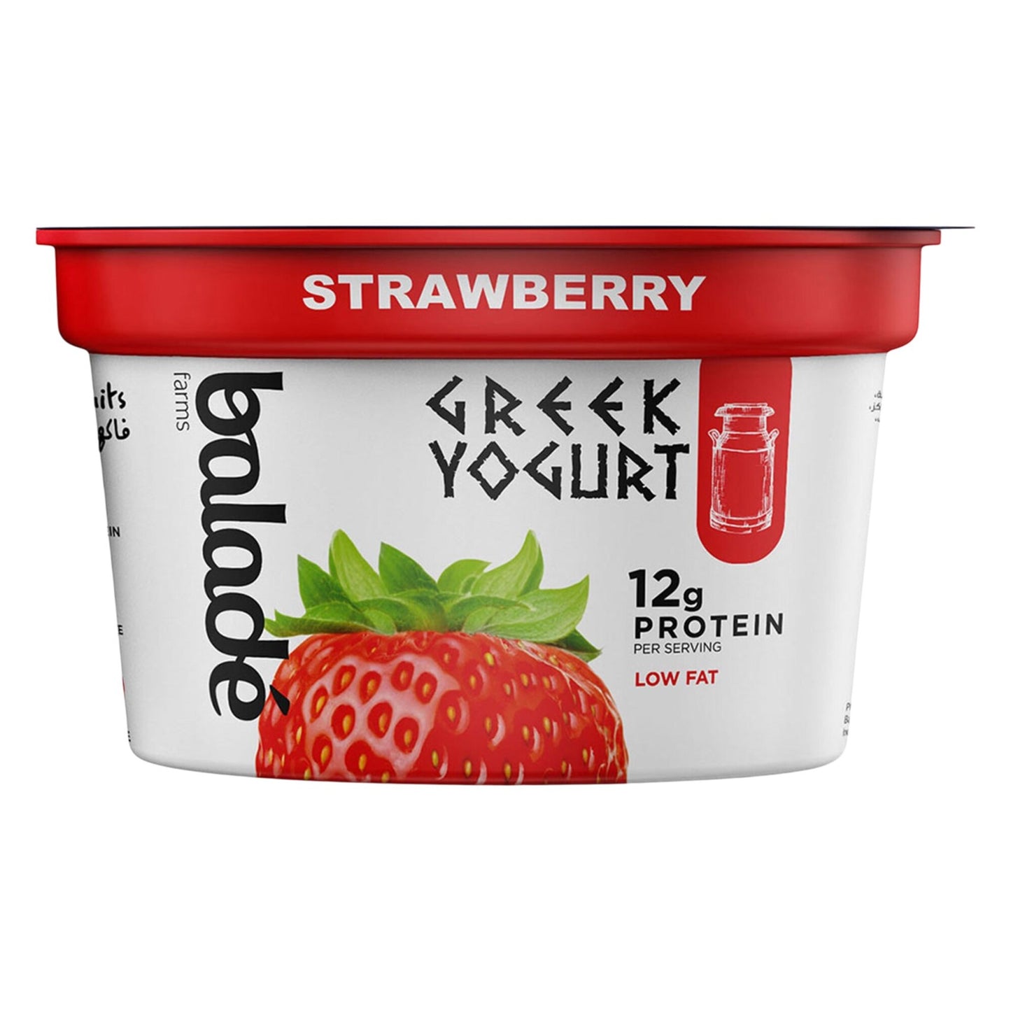 Balade Farms Low Fat Strawberry Strained Greek 180 gr