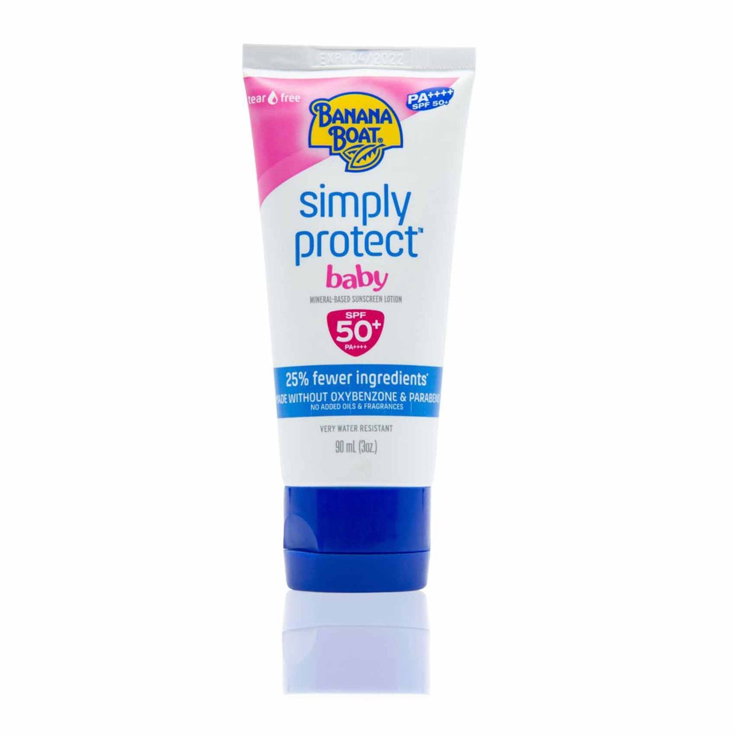 Banana Boat Simply Protect Water Resistant Sunscreen SPF50+ Baby 90 ml