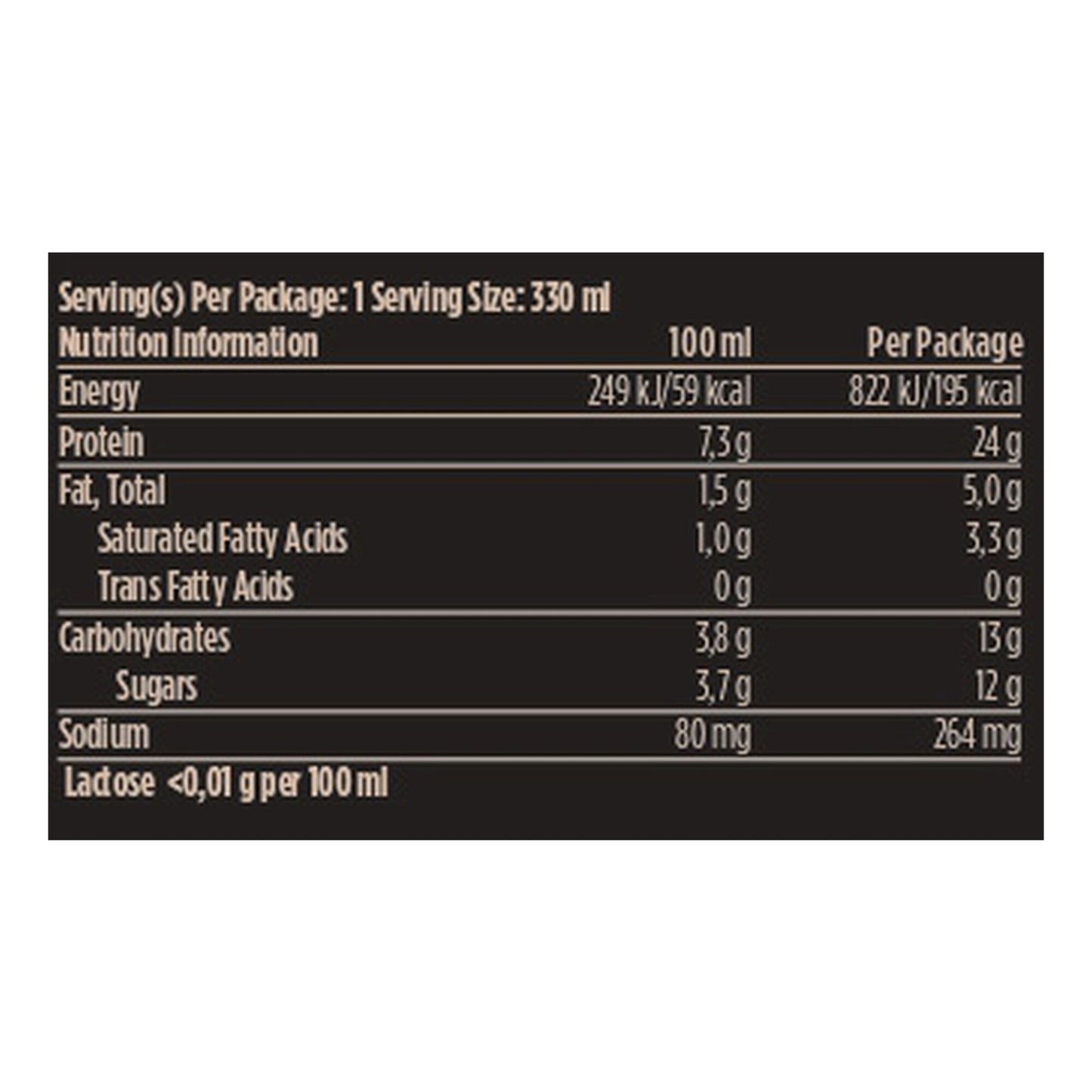Barebells Protein Milkshake Cookies & Cream 330ml