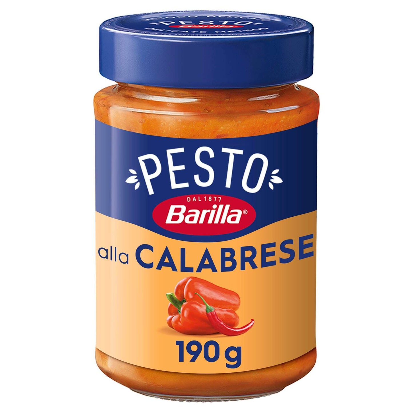 Barilla Pesto Calabrese Pasta Sauce with Chili Peppers 190 gr