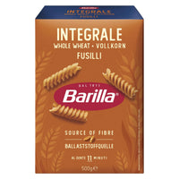 Barilla Whole Wheat Fusilli Pasta, 500g