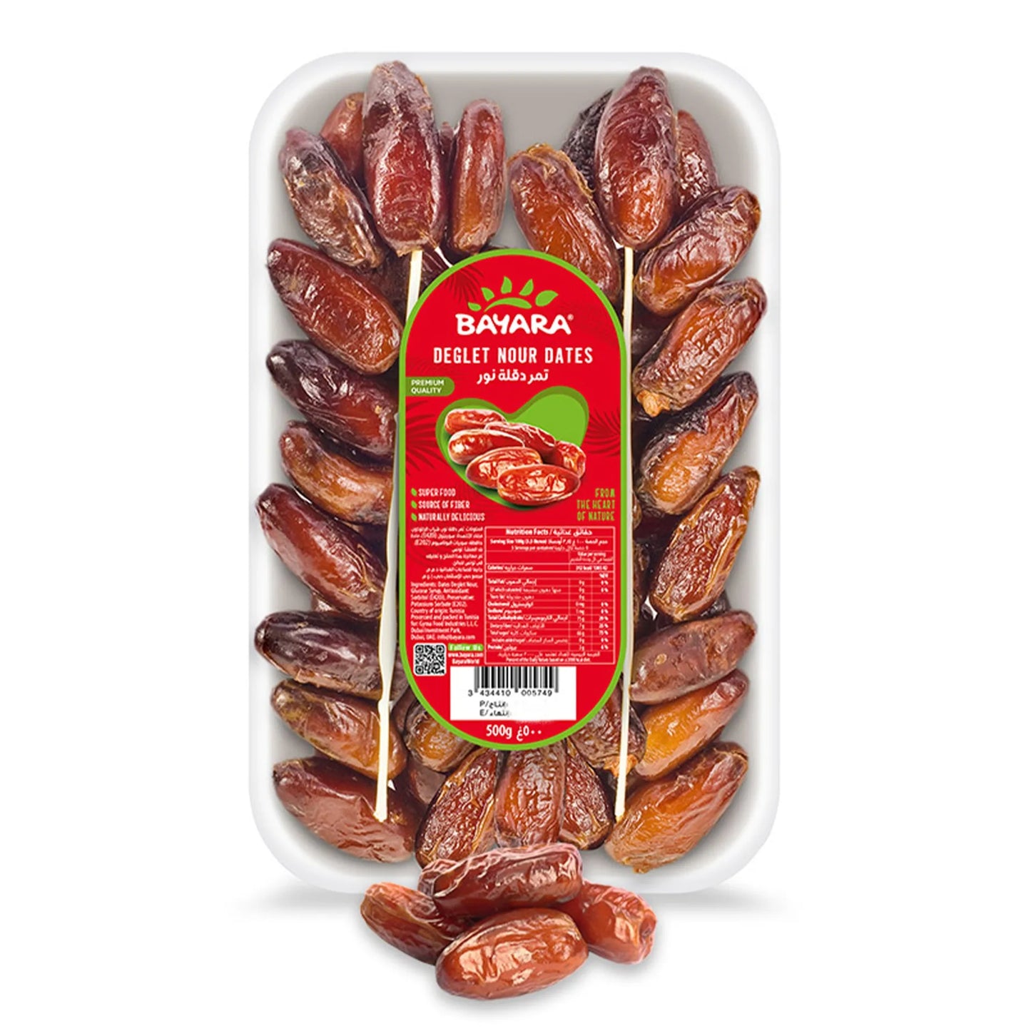 Bayara Deglet Nour Dates 500 gr