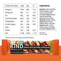 Be-Kind Peanut Butter, Dark Chocolate & Nuts Snack Bar 40 gr