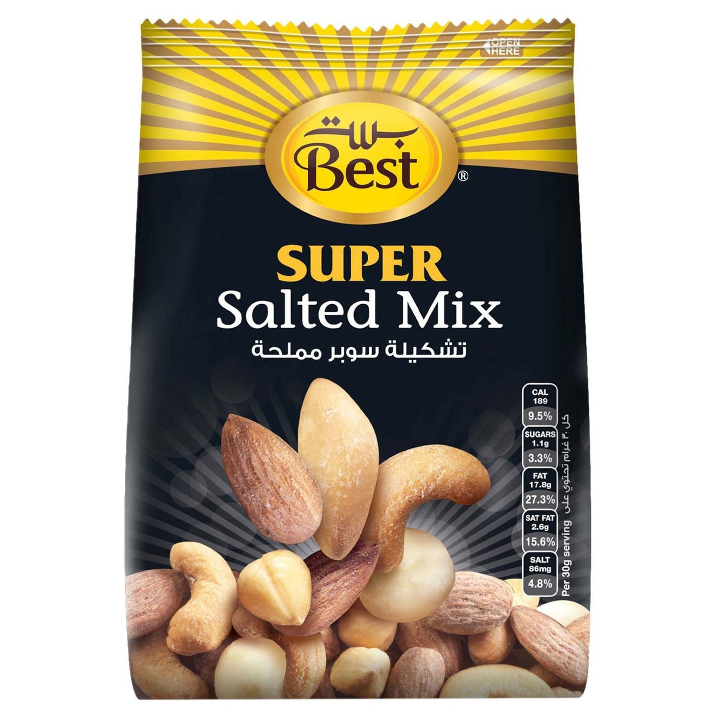 Best Super Salted Mixed Nuts 375 gr