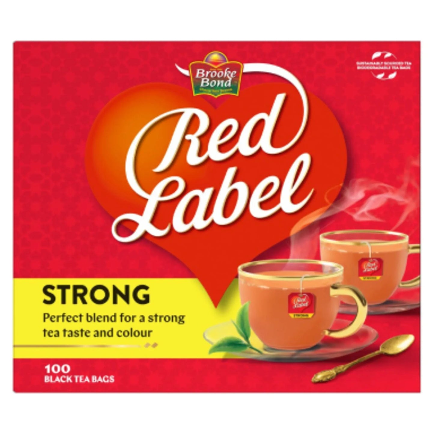 Brooke Bond Red Label Black Tea Bags 100 per pack