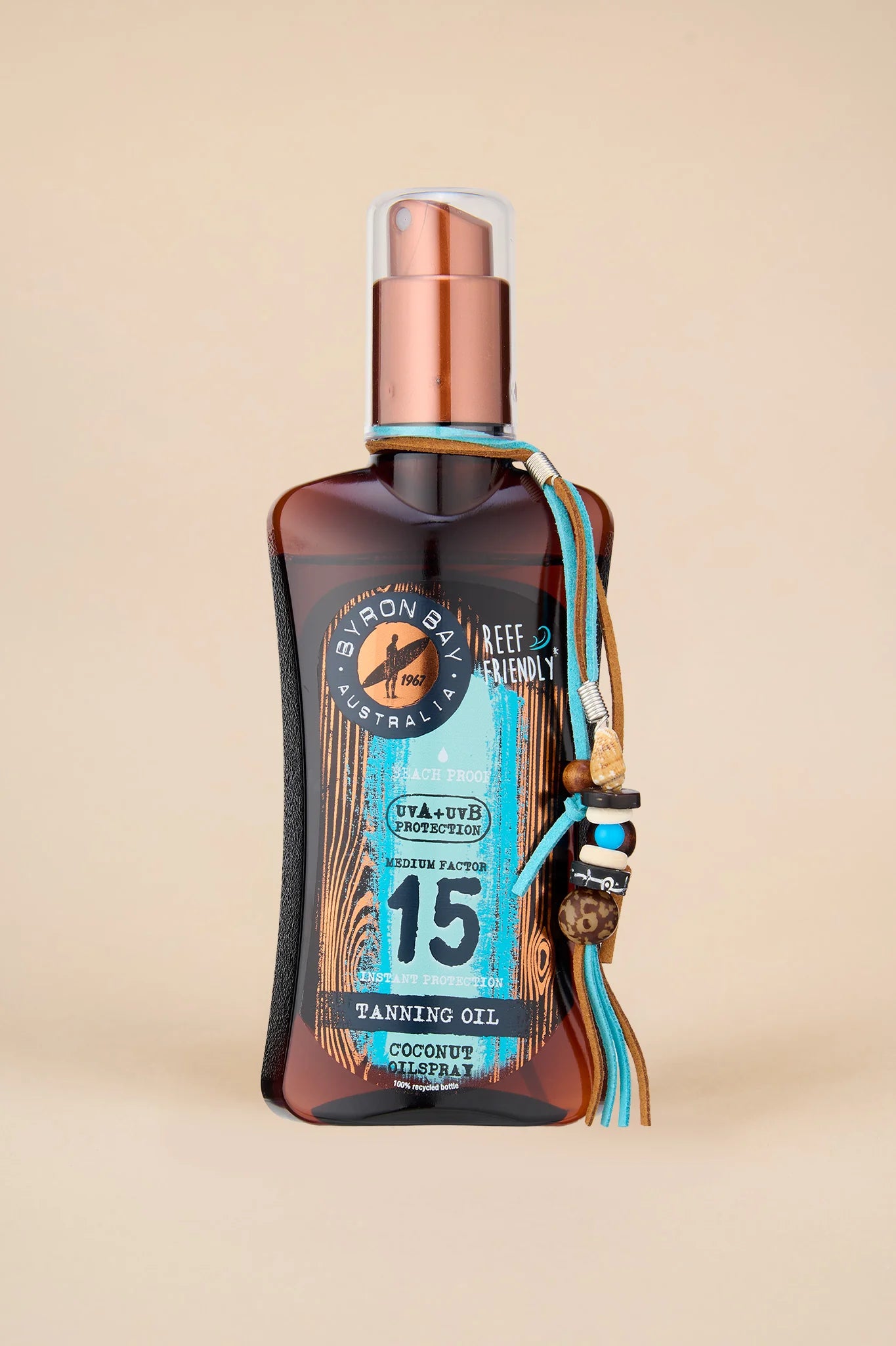 Byron Bay Tanning Oil Spray with Coconut Oil SPF15 200 ml