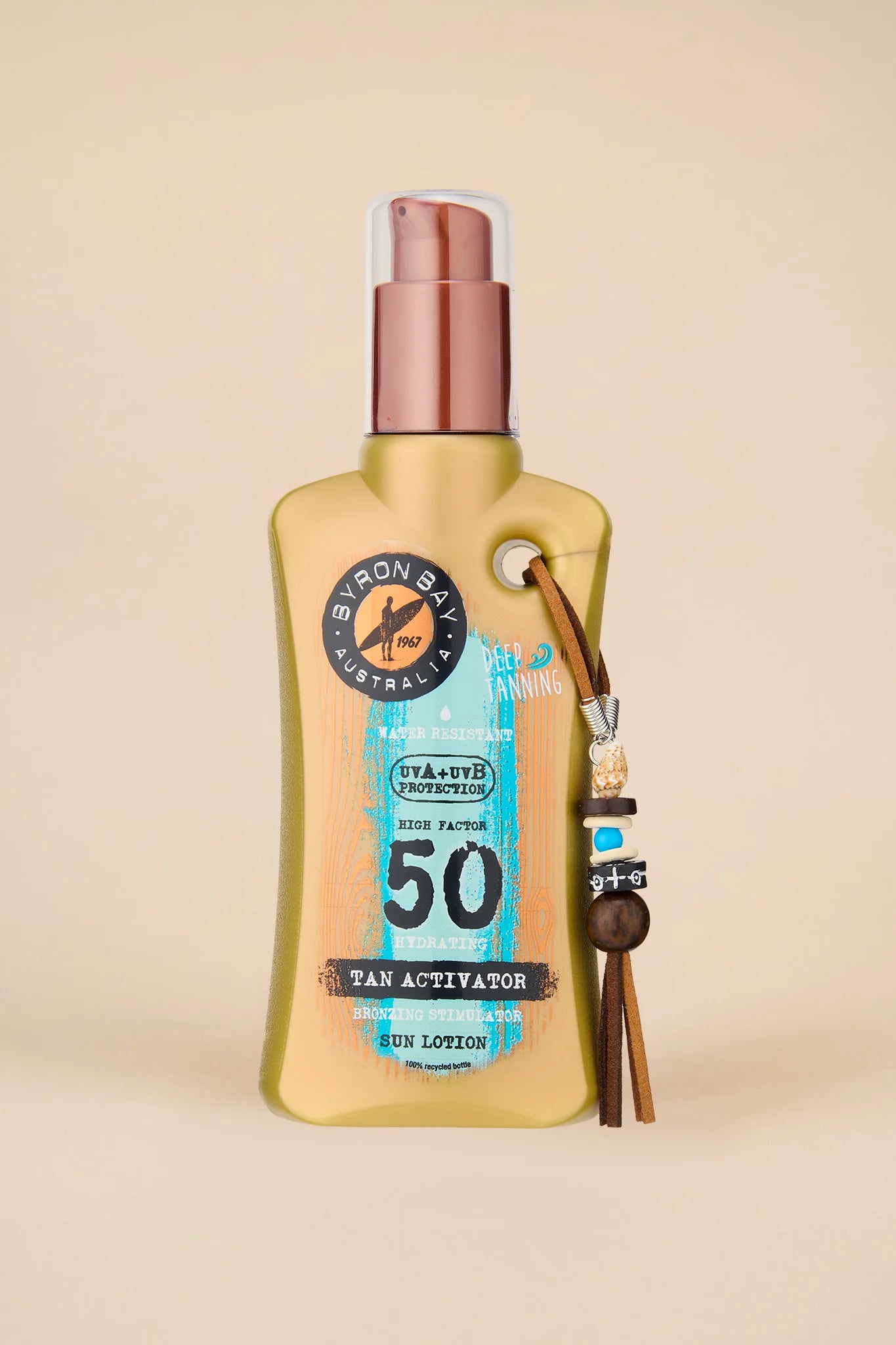 Byron Bay Water Resistant Hydrating & Tan Activator Sunscreen 200 ml