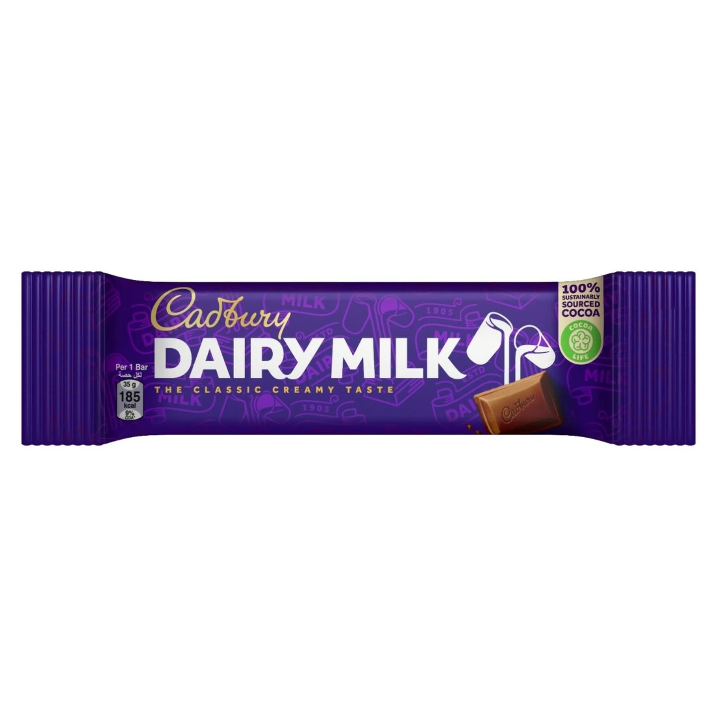 Cadbury Dairy Milk Chocolate Bar 35 gr