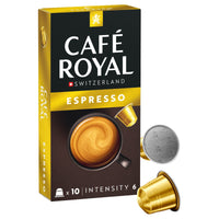 Cafe Royal Espresso Coffee Capsules - Intensity 6 10 coffee capsules