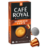 Cafe Royal Espresso Forte Coffee Capsules - Intensity 10 10 coffee capsules