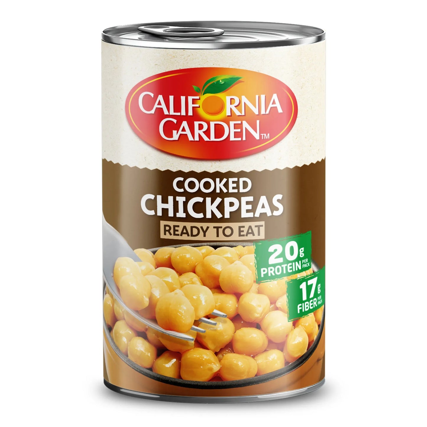California Garden Canned Cooked Chickpeas 400 g